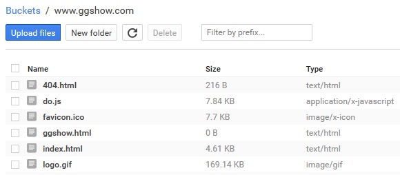 Upload files to Google Cloud Storage bucket